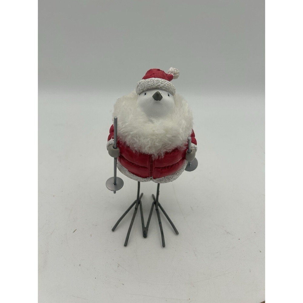 Downhill Snow Skiing White SNOWBIRDS Red Puffer Coats Valerie Parr Hill Holiday